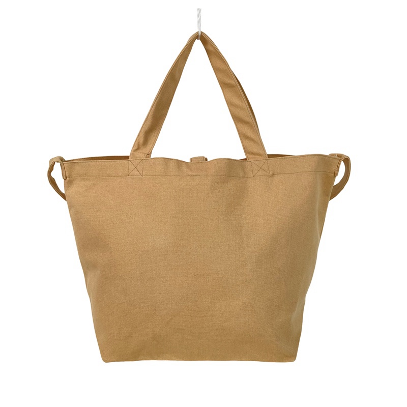 Double handle canvas tote