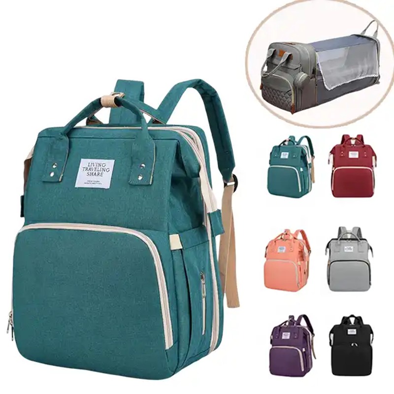 Polyester Fabric Diaper Bag For Baby Outdoor