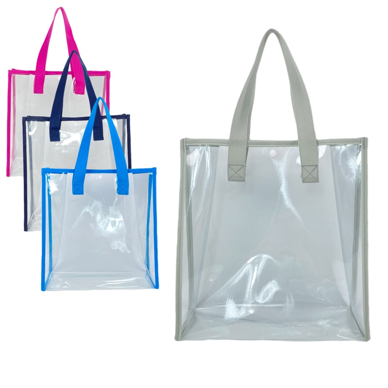 Reusable Plastic Grocery Tote Bags  With Handles Wholesale