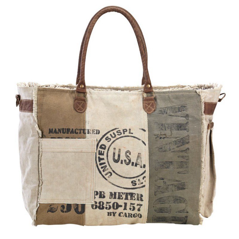 thick cotton canvas tote bag