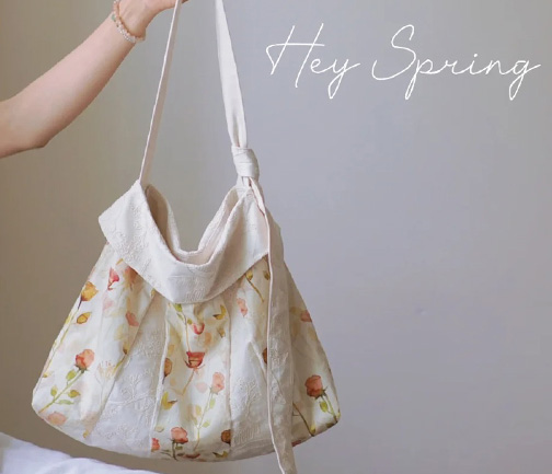 Embrace Sustainable Style with Spring and Summer Canvas Bag Sharing