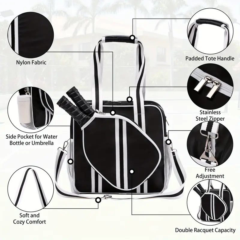 Tote Design Pickleball Paddle Bag
