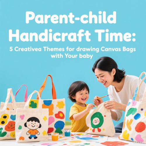 Parent-child Handicraft Time: 5 Creativea Themes for drawing Canvas Bags with Your baby