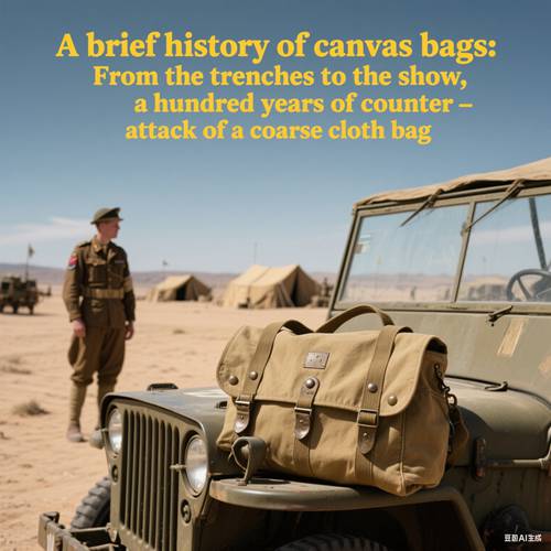 A brief history of canvas bags: From the trenches to the show, a hundred years of counter-attack of a coarse cloth bag