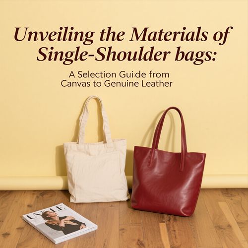 Unveiling the Materials of Single-Shoulder bags: A Selection Guide from Canvas to Genuine Leather