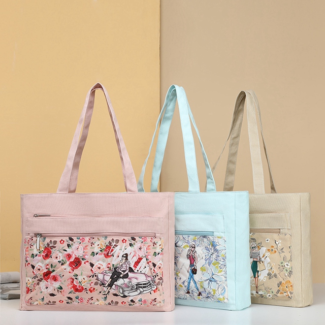 Tote Bag With Zipper