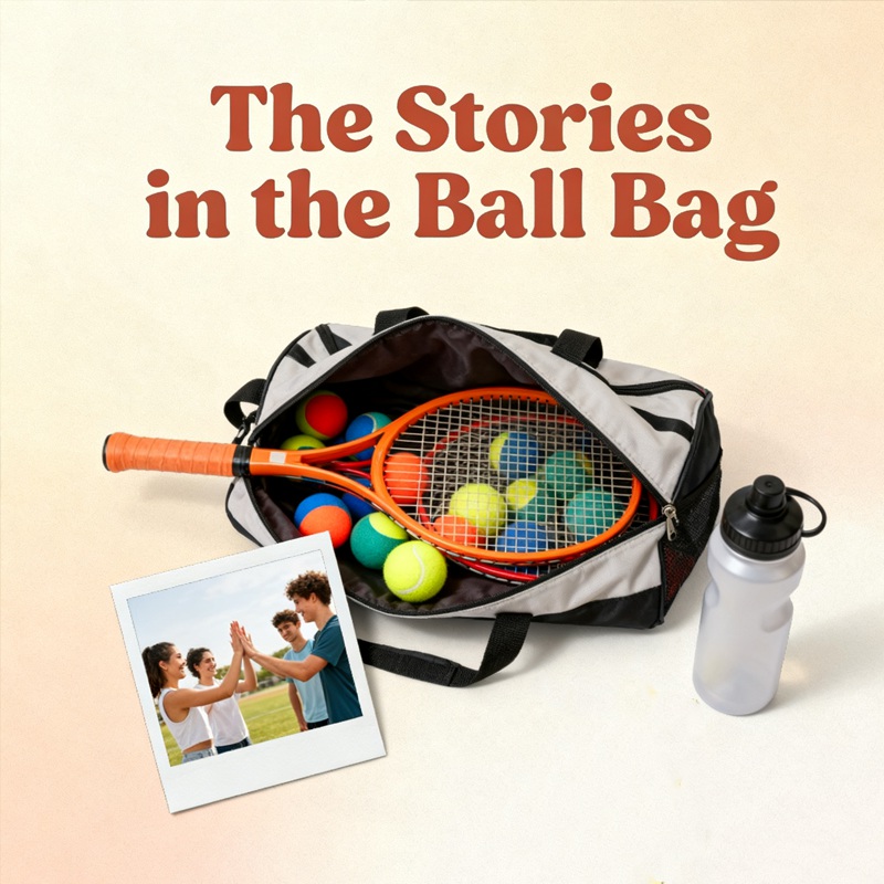 The Stories in the Ball Bag: Besides the racket, we also carry love and friendship within.