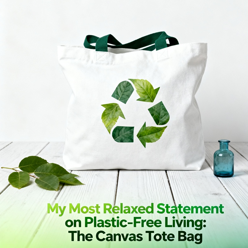 My Most Relaxed Statement on Plastic-Free Living: The Canvas Tote Bag