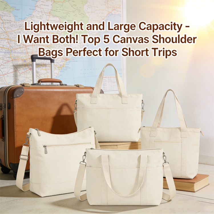 Lightweight and capacity - I want both! The top 5 canvas shoulder bags perfect for short trips