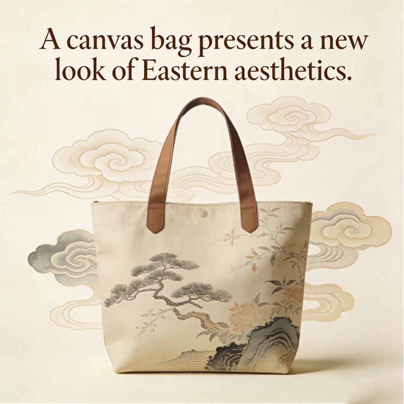 National Style Dominates: A Canvas Bag Embodies a New Look of Eastern Aesthetics