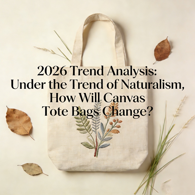2026 Trend Decoding: How Will Canvas Tote Bags Change Under the Trend of Naturalism?