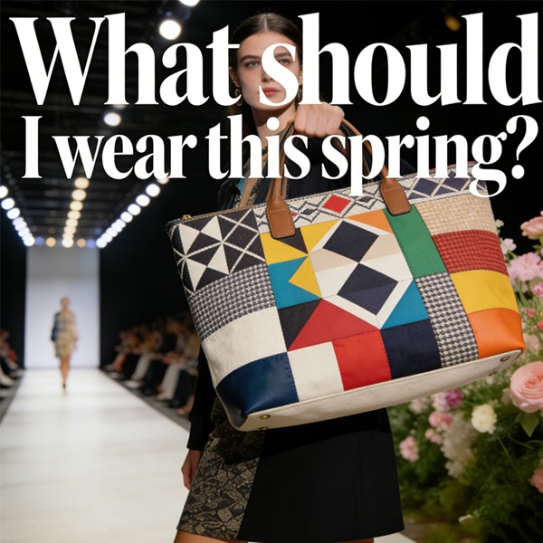 What to carry this spring? From the runway, discover the trendy new ways of using canvas bags.