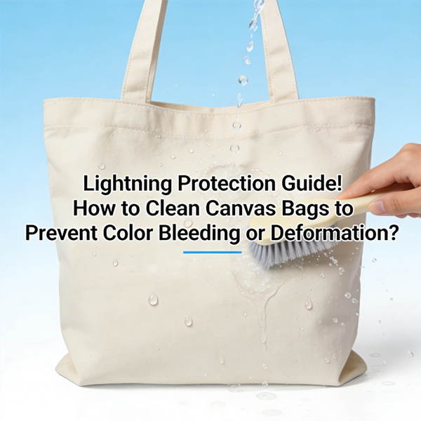 Lightning Protection Guide! How to Clean Canvas Bags to Prevent Color Bleeding or Deformation?